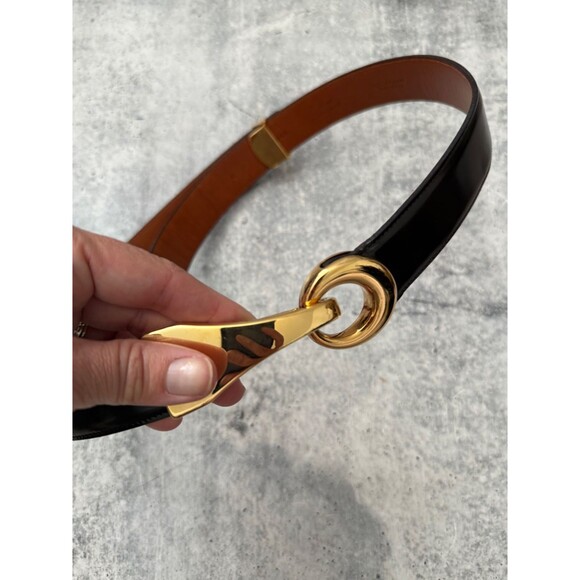St. John Leather Horse-Bit Vintage Belt main image 4